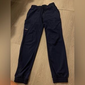 navy greys anatomy scrub joggers